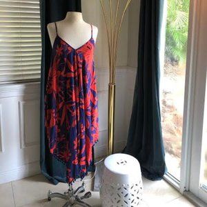 Scoop Neck Floral Shift Sundress